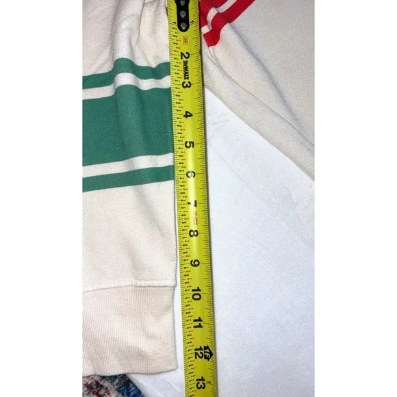 MOTHER The Half and Half Koozie Pullover Ever After Rainbow 3/4 Sleeve - Picture 4 of 7